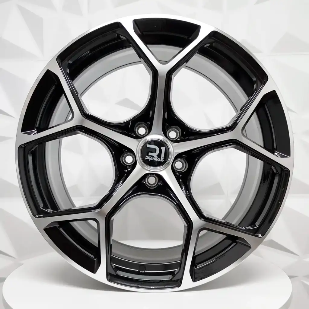RIN 19X8.5 5-112 R1 SPORT AH2030 BLACK MACHINE FACE ET40 CB66.5