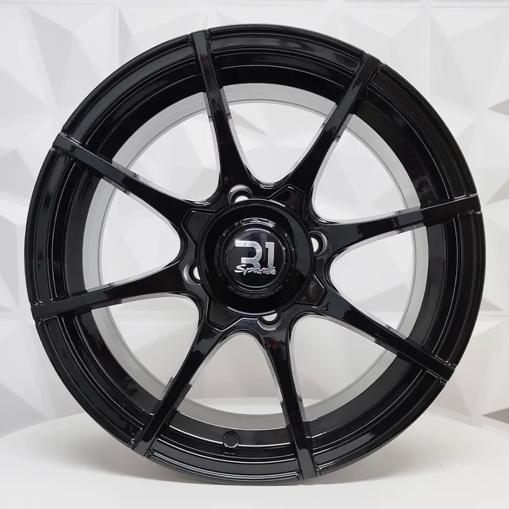 RIN 15X7 4-100/114.3 R1 SPORT 1083 FULL BLACK ET25 CB73.1 