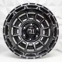 RIN 16X8 6-139.7 R1 SPORT RGW8878 MATT BLACK+BLACK COATING ET0 CB110 