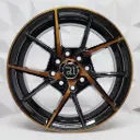 RIN 14X5.5 4-100/114.3 R1 SPORT RGW5844 BLACK MACHINE FACE + BRONZE ET35 CB73.1 