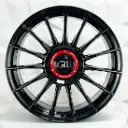 RIN 17X7.5 5-100/112 R1 SPORT F7728 GLOSS BLACK ET40 CB73.1