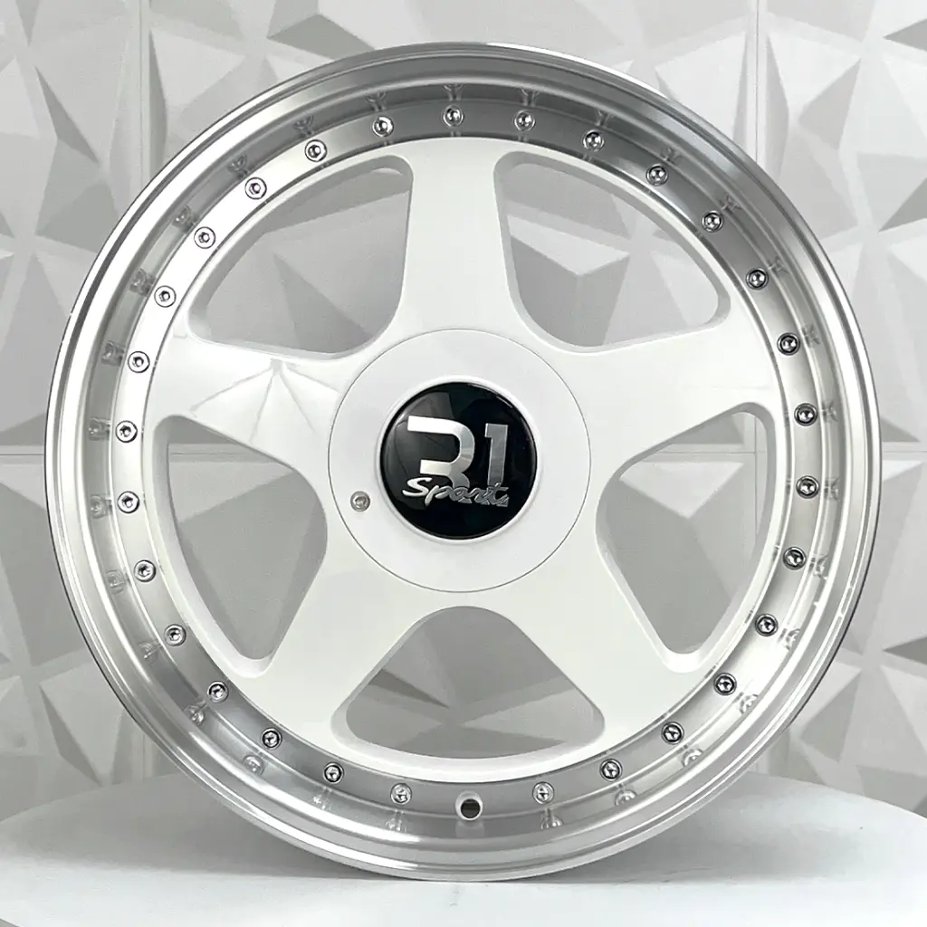 RIN 17X8.5 5-100/114.3 R1 SPORT 5037 WHITE MACHINE LIP ET25 CB73.1