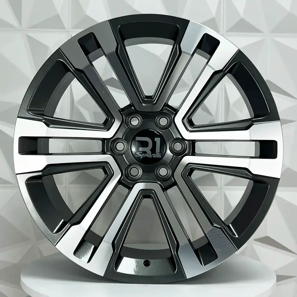 RIN 20X9 6-139.7 R1 SPORT FA668 GUNMETAL MACHINE FACE ET24 CB78.1