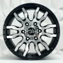 RIN 16X8 6-139.7 R1 SPORT D10625 MATE BLACK MACHINE FACE ET0 CB106.1