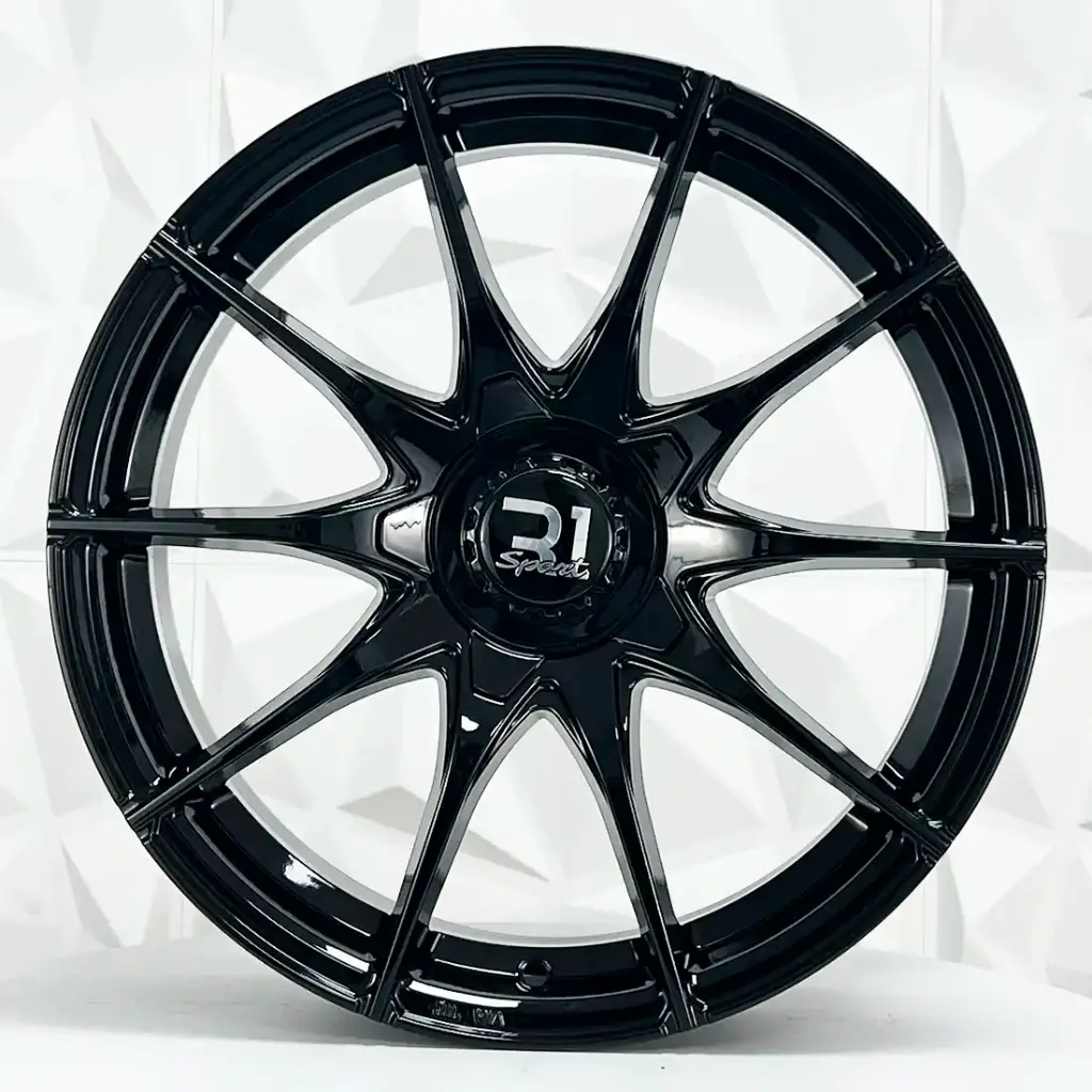 RIN 18X8 5-100 R1 SPORT SWOH04-10 BLACK ET38 CB73.1