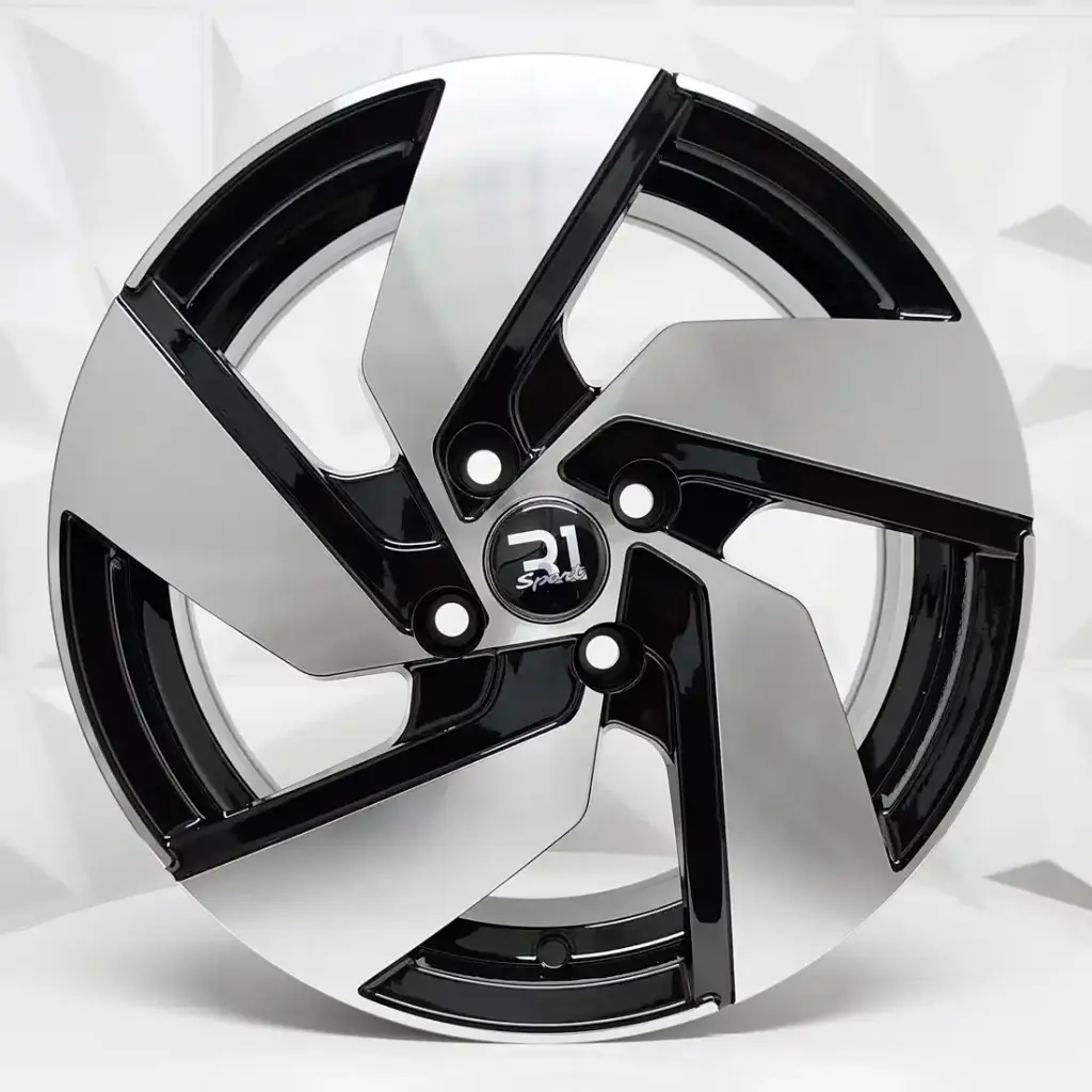 RIN 17X7.5 5-100 R1 SPORT X070 BLACK MACHINE FACE ET35 CB73.1