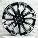 RIN 24X10 6-139.7 R1 SPORT TYH081 BLACK MF INSERT CHROME ET31 CB78.1