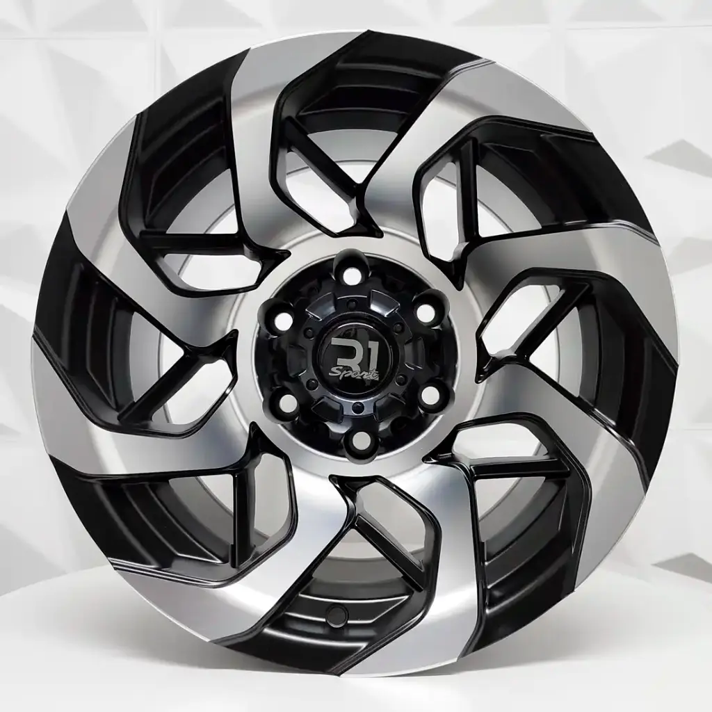 RIN 15X10 6-139.7 R1 SPORT DX653 BLACK MACHINE FACE ET-44 CB110.1