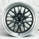RIN 20X10 5-114.3 R1 SPORT R009 MATTE GUNMETAL MACHINE LIP ET25 CB73.1