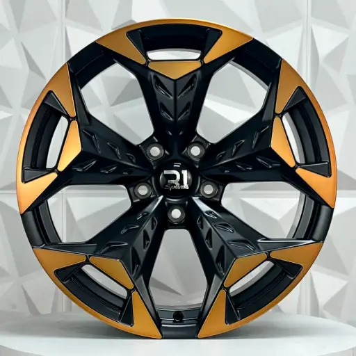 [198613] RIN 19X8.5 5-112 R1 SPORT CPR20 SATIN BLACK MACHINE FACE+COPPER ET40 CB57.1