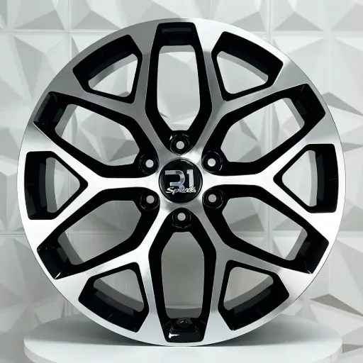 [220508] RIN 22X9 6-139.7 R1 SPORT 208 GC BLACK MACHINE FACE ET31 CB78.1