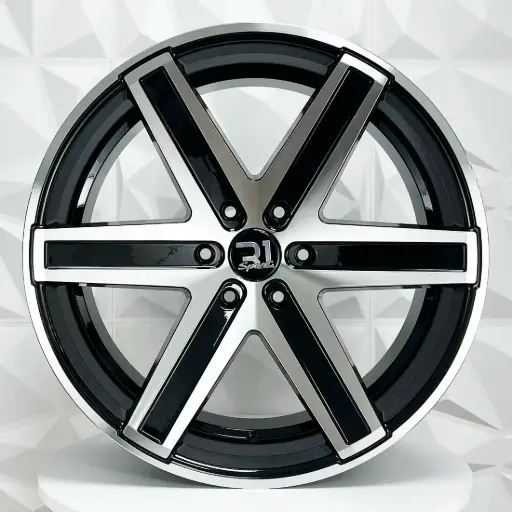 [223002] RIN 22X10 6-139.7 R1 SPORT 2763 BLACK MACHINE FACE ET20 CB78.1