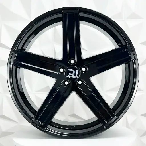 [223001F] RIN 22X9 5-114.3 R1 SPORT 2762 GLOSS BLACK ET25 CB73.1